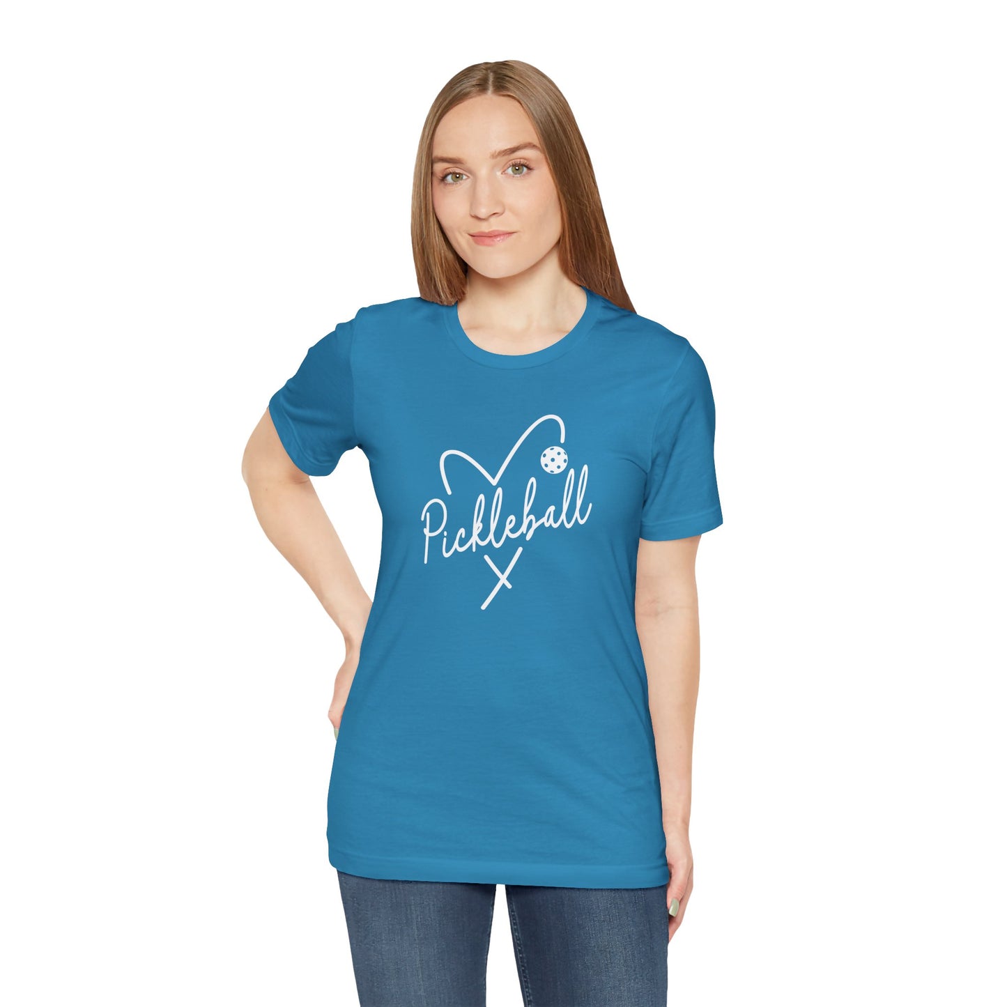 Pickleball Heart Graphic Tee