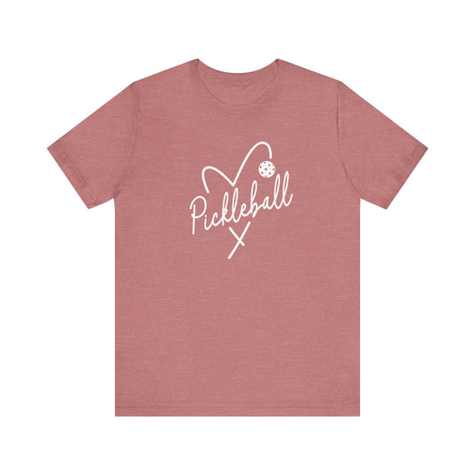 Pickleball Heart Graphic Tee