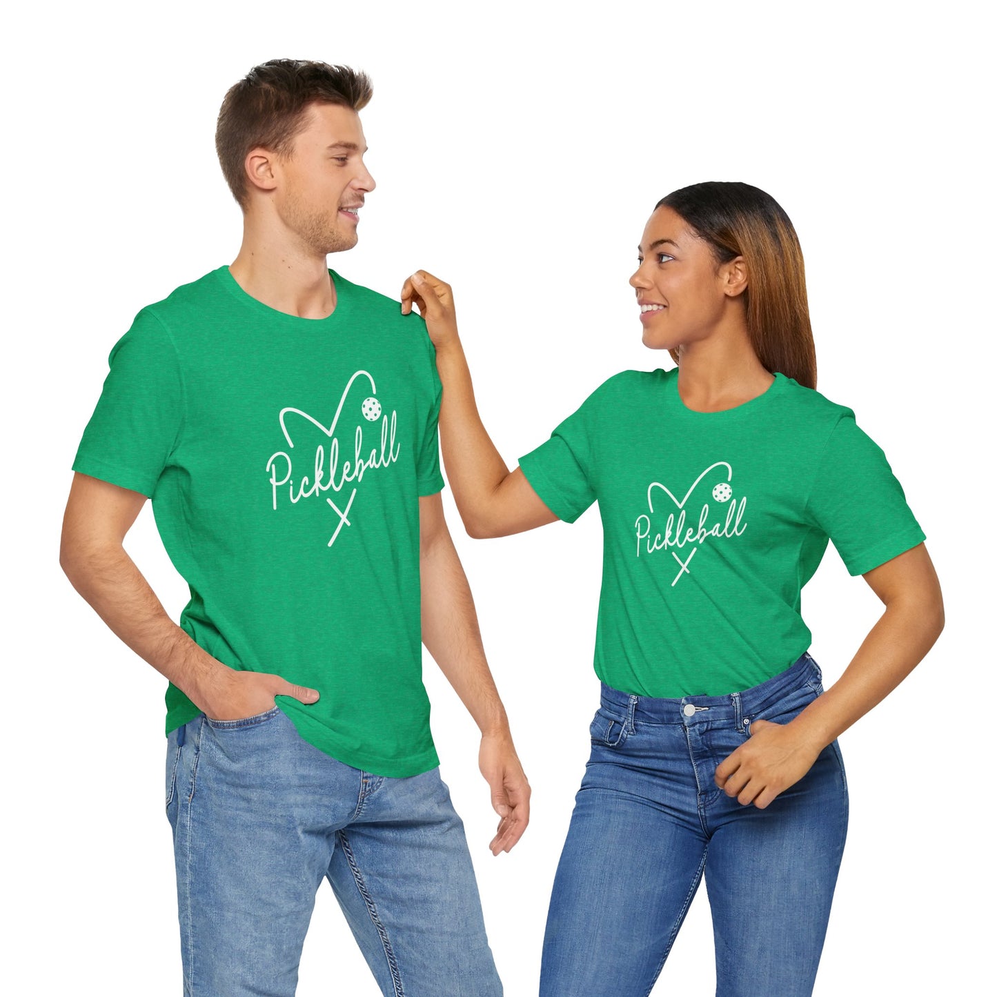 Pickleball Heart Graphic Tee