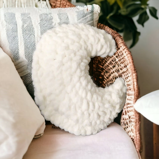 Small Accent Moon Pillow