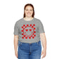 Checkered Smile- Red Short Sleeve