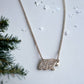 Geometric Bear Necklace