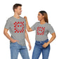 Checkered Smile- Red Short Sleeve