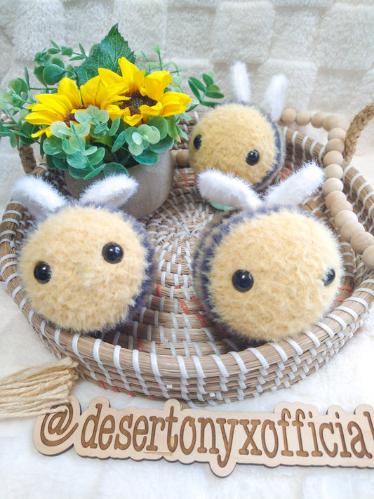 Fuzzy Bees- Handmade